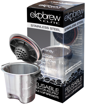 EKOBREW ELITE - STAINLESS STEEL REFILLABLE K-CUP